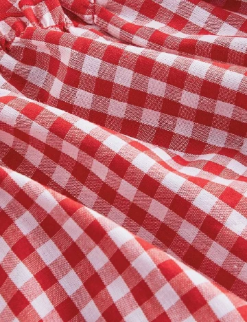 Pantaloni scurti SHEIN CURVE, rosu