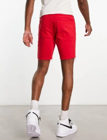 Pantaloni scurti ASOS, rosu