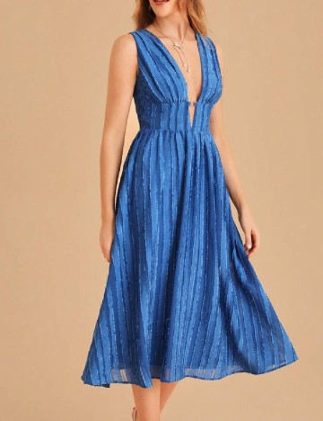 Rochie medie SHEIN, albastru