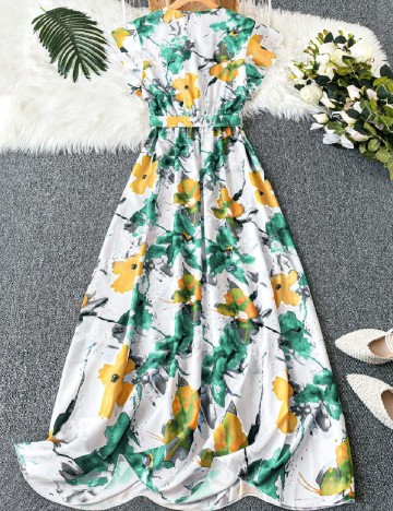 Rochie lunga SHEIN CURVE, mix culori