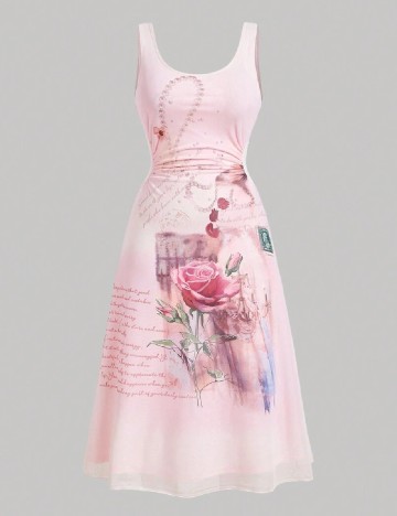 
						Rochie medie SHEIN, roz