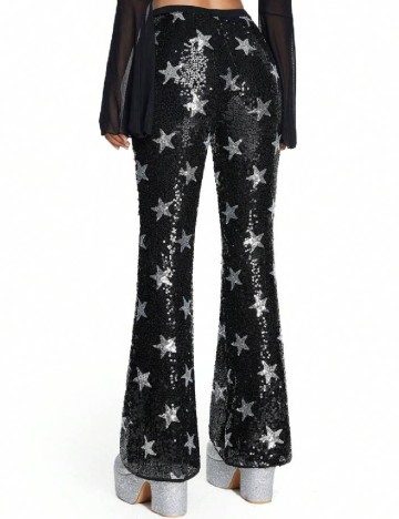 Pantaloni Romwe, negru