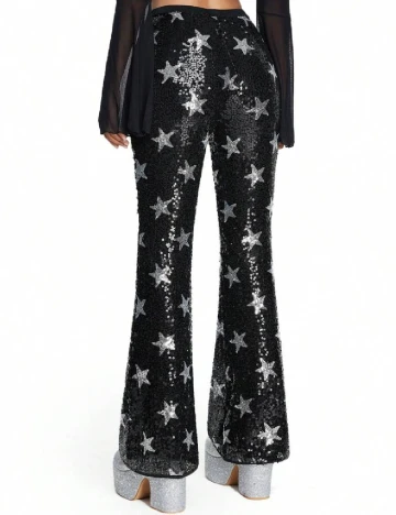 Pantaloni Romwe, negru