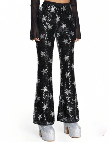Pantaloni Romwe, negru