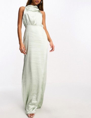 Rochie lunga Pretty Lavish, verde