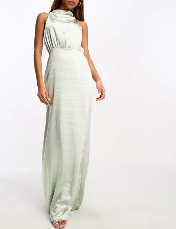 Rochie lunga Pretty Lavish, verde
