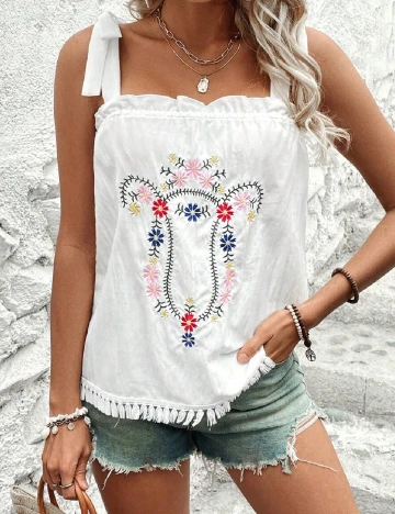 Maiou SHEIN, alb Alb