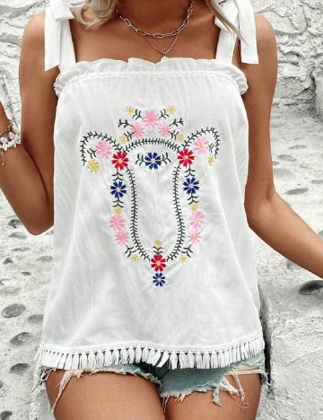 Maiou SHEIN, alb Alb