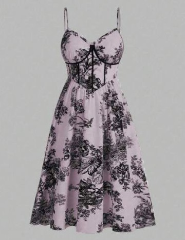 Rochie medie SHEIN CURVE, mov