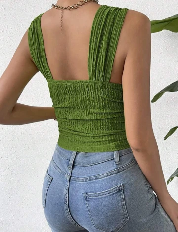 Top SHEIN, verde