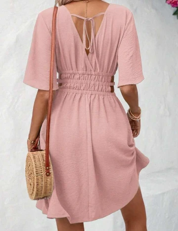 Rochie scurta SHEIN, roz