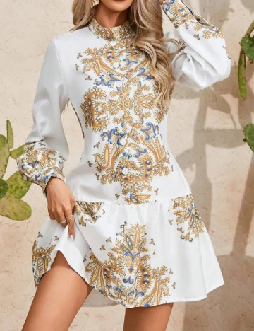 Rochie scurta SHEIN, alb