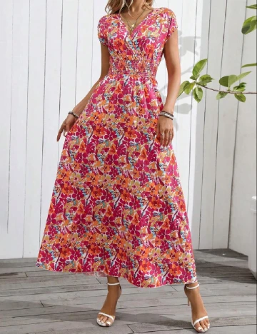 Rochie lunga SHEIN, floral print