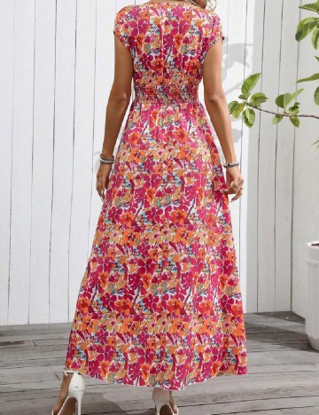 Rochie lunga SHEIN, floral print
