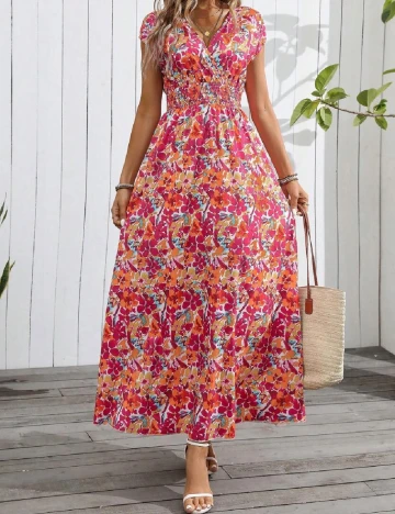 Rochie lunga SHEIN, floral print