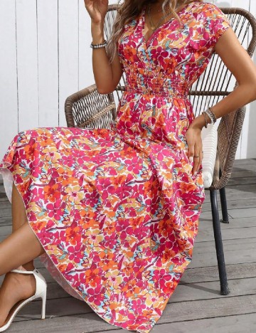 Rochie lunga SHEIN, floral print