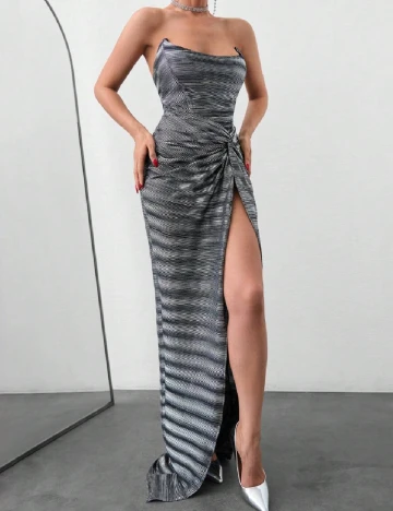 Rochie lunga SHEIN, gri