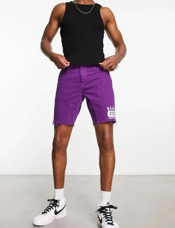 Pantaloni scurti ASOS, mov Mov