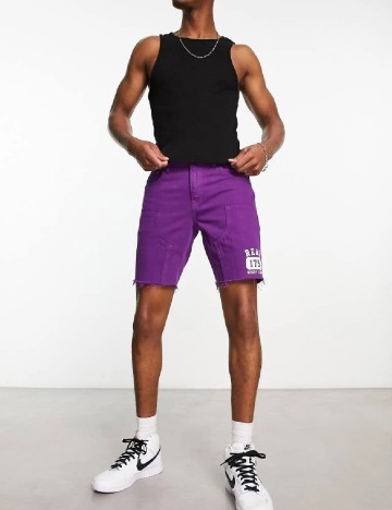 Pantaloni scurti ASOS, mov