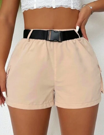 Pantaloni scurti SHEIN, crem