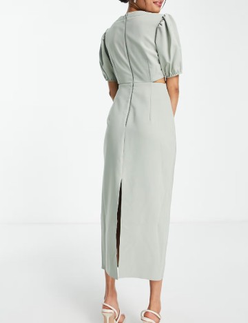 Rochie medie ASOS, verde