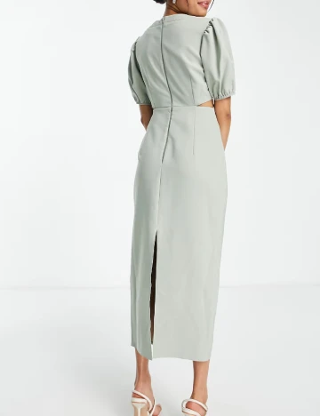 Rochie medie ASOS, verde