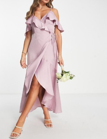 Rochie lunga TFNC London, roz