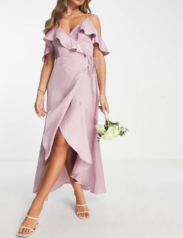 Rochie lunga TFNC London, roz
