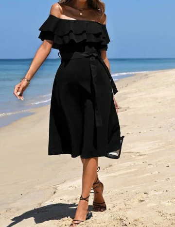Rochie medie SHEIN, negru