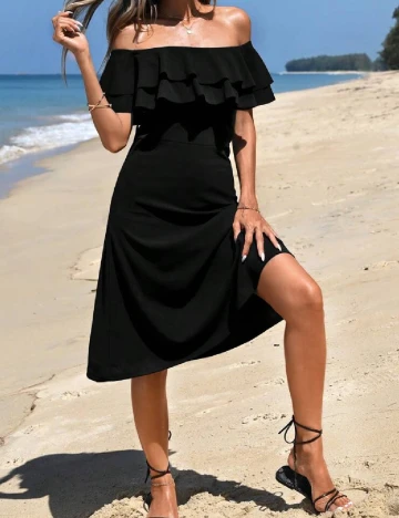 Rochie medie SHEIN, negru