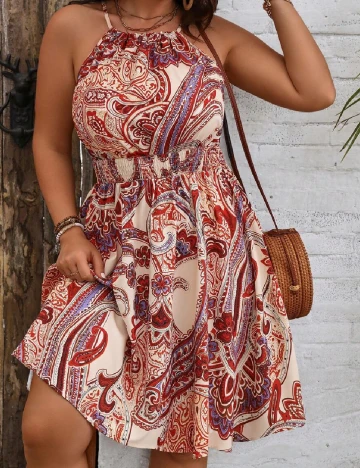Rochie scurta SHEIN CURVE, mix culori