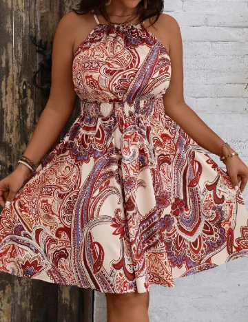 Rochie scurta SHEIN CURVE, mix culori