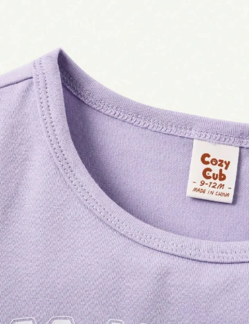 Tricou CozyCub, mov Mov