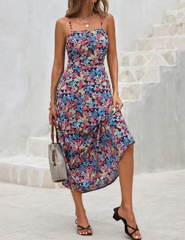Rochie lunga SHEIN, floral print