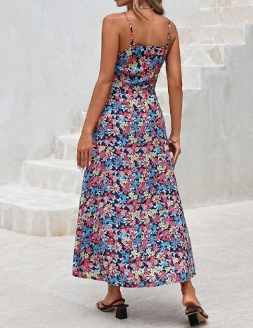 Rochie lunga SHEIN, floral print