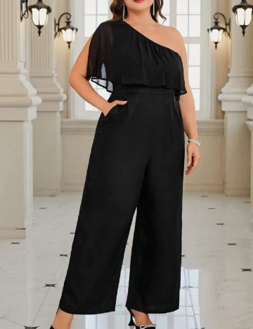 Salopeta SHEIN CURVE, negru