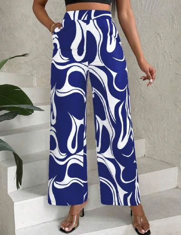 Pantaloni SHEIN, albastru