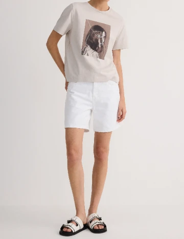 Tricou Reserved, bej