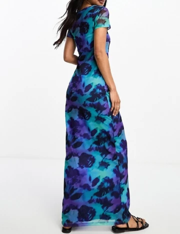 Rochie lunga ASOS, albastru