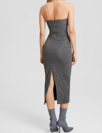 Rochie medie Bershka, gri