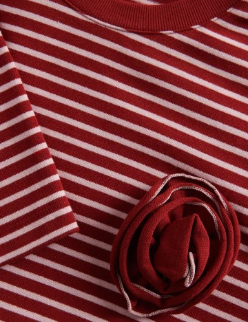 Tricou Reserved, rosu/roz