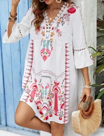 Rochie scurta SHEIN, alb