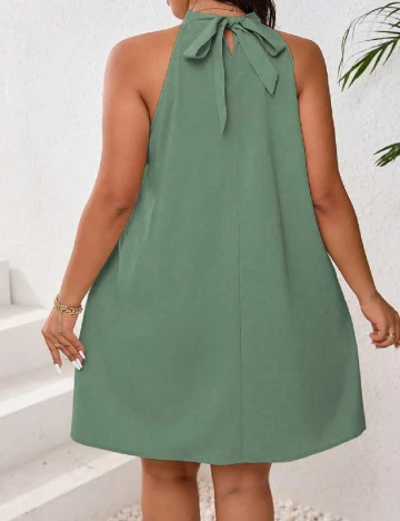 Rochie scurta SHEIN CURVE, verde