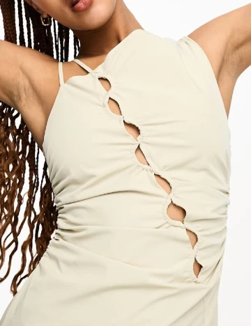 Rochie medie Urban Revivo, crem Crem