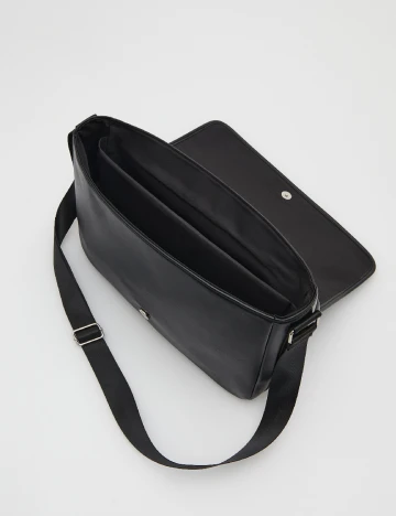 Geanta Reserved, negru Negru