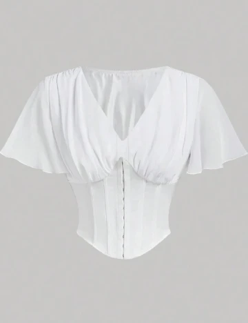 Top SHEIN, alb