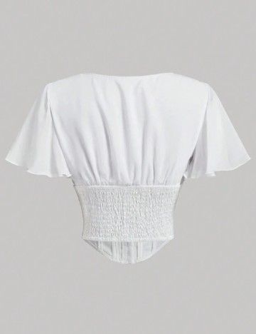 Top SHEIN, alb
