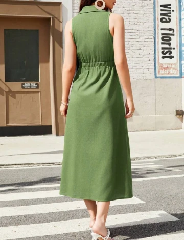 Rochie medie SHEIN, verde