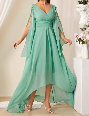 Rochie lunga SHEIN, turcoaz Verde