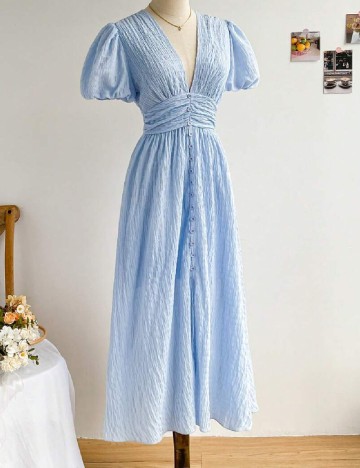 Rochie medie SHEIN, albastru